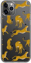 Case Company® - iPhone 11 Pro hoesje - Luipaard - Soft Cover Telefoonhoesje - Bescherming aan alle Kanten en Schermrand