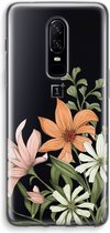 Case Company® - OnePlus 6 hoesje - Floral bouquet - Soft Case / Cover - Bescherming aan alle Kanten - Zijkanten Transparant - Bescherming Over de Schermrand - Back Cover