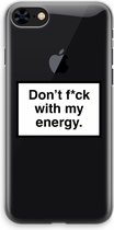 Case Company® - iPhone 8 hoesje - My energy - Soft Cover Telefoonhoesje - Bescherming aan alle Kanten en Schermrand