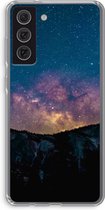 Case Company® - Samsung Galaxy S21 FE hoesje - Travel to space - Soft Cover Telefoonhoesje - Bescherming aan alle Kanten en Schermrand