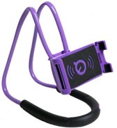 Lazy neck telefoonhouder - smartphone houder voor je nek - cadeau - buigbaar en universeel - Nekouder - Roze