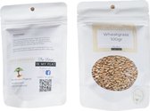 Wheatgrass/tarwegras kiemzaden 250 gram | Biologisch | Juice superfood | plastic vrij verpakt | microgroenten, kiemgroenten | kweekset binnen | ook geschikt om te kweken voor huisd