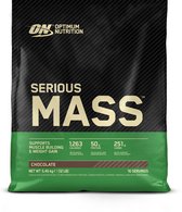 Optimum Nutrition Serious Mass - Chocolate - Mass Gainer - Weight Gainer - 5450 gram (16 servings)