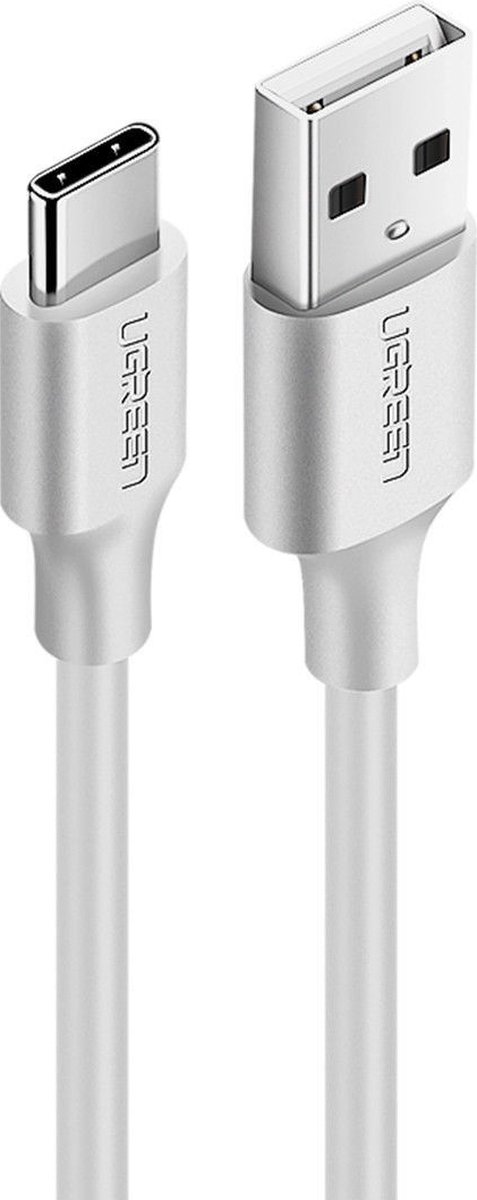 UGREEN USB-A naar USB-C Kabel 3A Fast Charge 1 Meter Wit