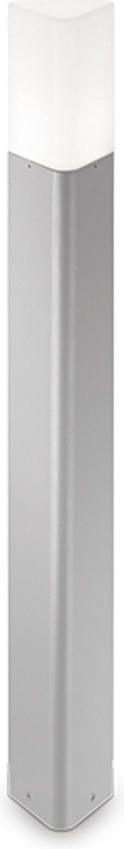 Ideal Lux Pulsar - Vloerlamp Modern - Grijs - H:80cm - E27 - Voor Binnen - Aluminium - Vloerlampen - Staande lamp - Staande lampen - Woonkamer - Slaapkamer