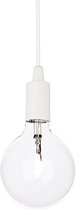 Ideal Lux Edison - Hanglamp Modern - Wit - H:238cm   - E27 - Voor Binnen - Metaal - Hanglampen -  Woonkamer -  Slaapkamer - Eetkamer