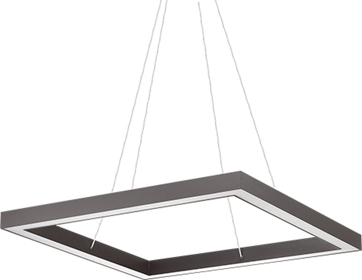 Ideal Lux - Oracle - Hanglamp - Aluminium - LED - Zwart - Voor binnen - Lampen - Woonkamer - Eetkamer - Keuken