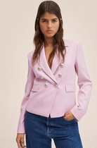Mango Blazer Double Breasted Blazer 27946319 81 Dames Maat - L