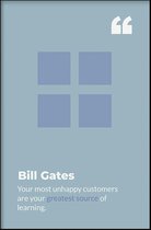 Walljar - Bill gates - Muurdecoratie - Poster