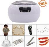 Friick®  - Ultrasone Reiniger - Ultrasoon Reinigingsapparaat - Juwelenreiniger - Sieradenreiniger - Ultrasonic Cleaner - Wit