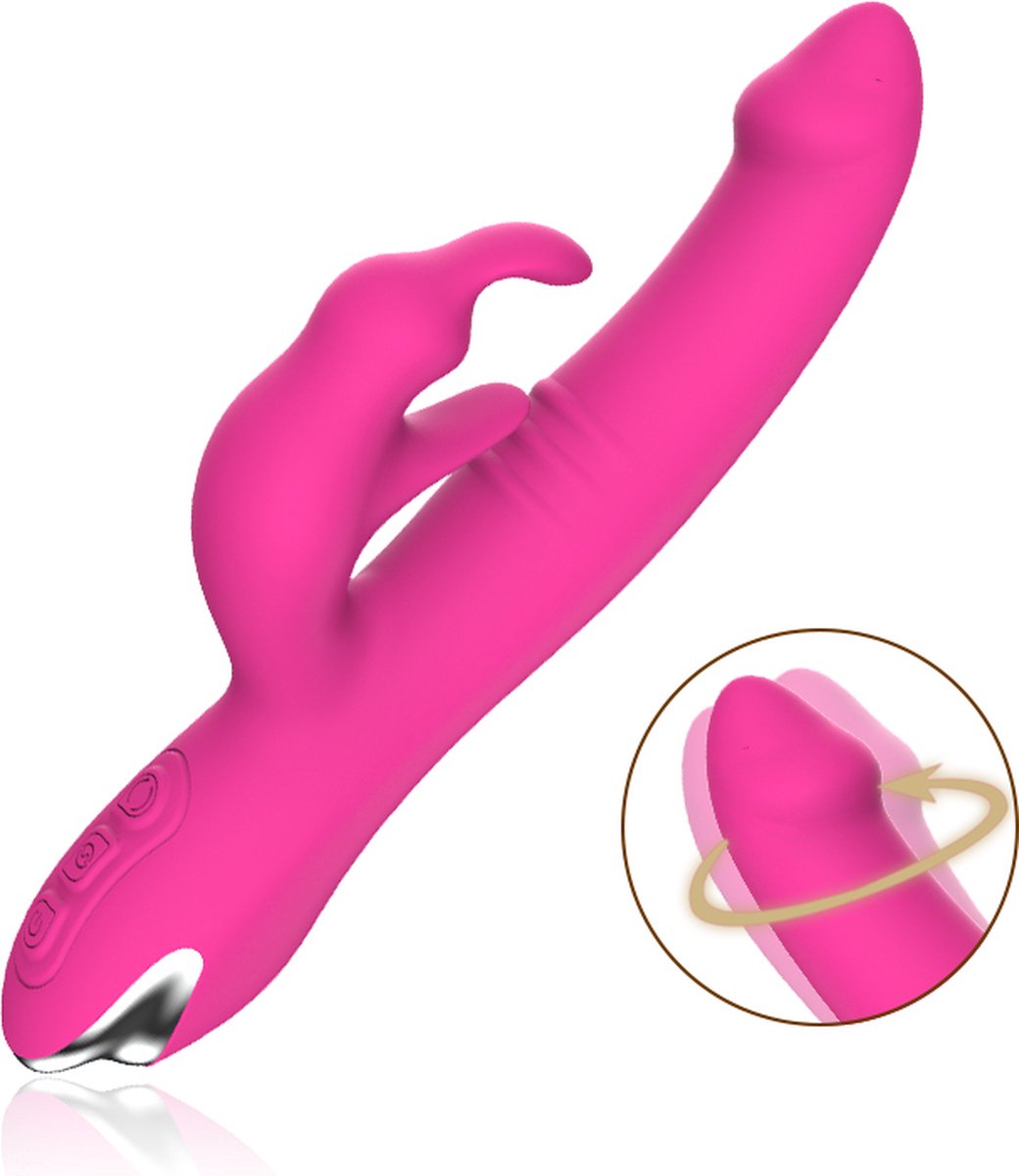 Goedkoopste TipsToys Rabbit Roterende Tarzan Vibrator - Seksspeeltjes - Vibrators voor Vrouwen - Sex Toys Vrouwen