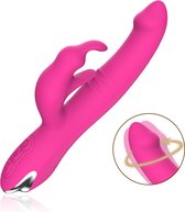 TipsToys Rabbit Vibrators - Seksspeeltjes Dildo Clitoris Rotatie Roze