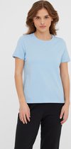 Vero Moda T-shirt Vmpaula S/s T-shirt  Noos 10243889 Blue Bell Dames Maat - S