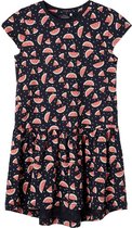 Name it jurk - donkerblauw - watermeloen - NKFvigga - maat 140