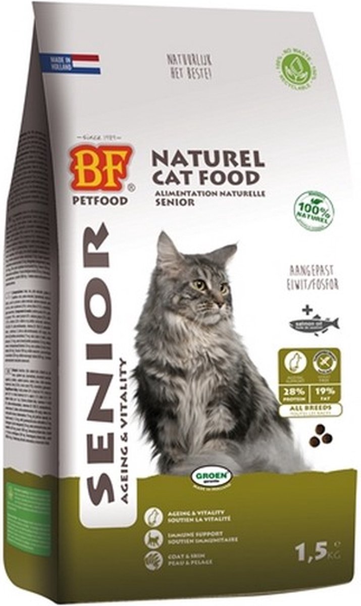 Biofood cat senior ageing & souplesse kattenvoer 1,5 kg