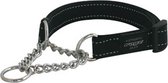 Rogz For Dogs Lumberjack Choker Hondenriem - Zwart - XL - 25 mm x 50 -70 cm