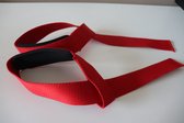 Padded lifting straps-Padded straps-Rood-Gewichtheffen-Krachttraining-Crossfit-Fitness-Straps-Meer gripkracht-Anti slip deadlift straps- Super kwaliteit.