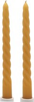 Twisted Candle geurkaars Orange & Basil 25x2,5cm
