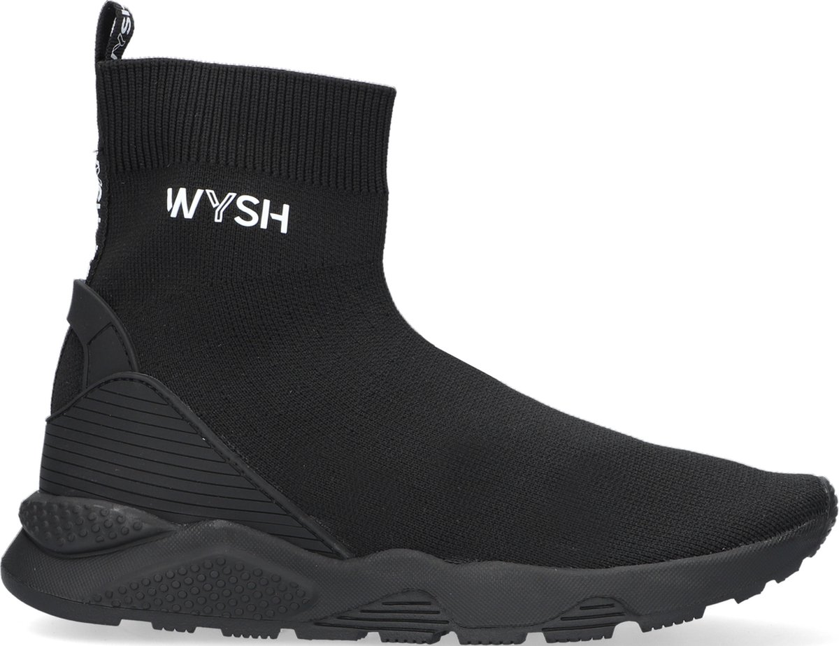 Wysh Jaime Hoge sneakers - Jongens - Zwart - Maat 31