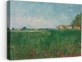 Artaza Toile Peinture Champ avec coquelicots - Vincent van Gogh - 60x40 - Art - Impression sur toile