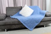 Aquatolia Blue Hand Knitted Blanket  160*110