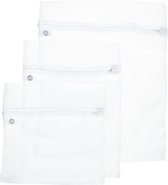 Set de 6 x sacs à linge / filets à linge blancs en 3 tailles - Sacs à linge - Sacs à soutien- BH