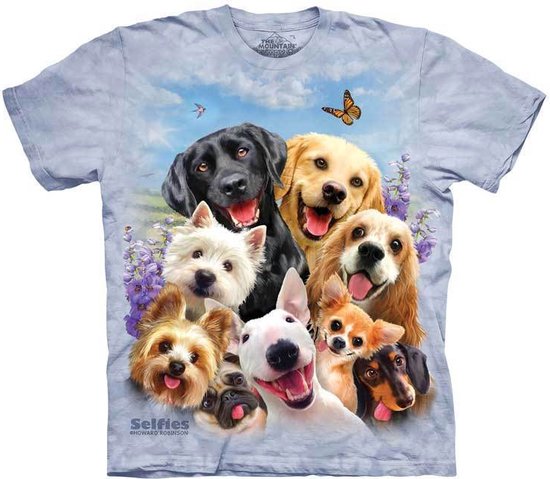 T-shirt Dogs Selfie 3XL