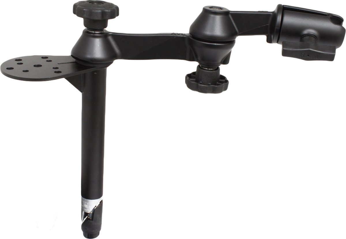 8" Upper Pole with Flange and Double Socket Arms