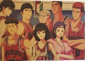 Slam Dunk Collage Anime Vintage Poster 51x36cm.