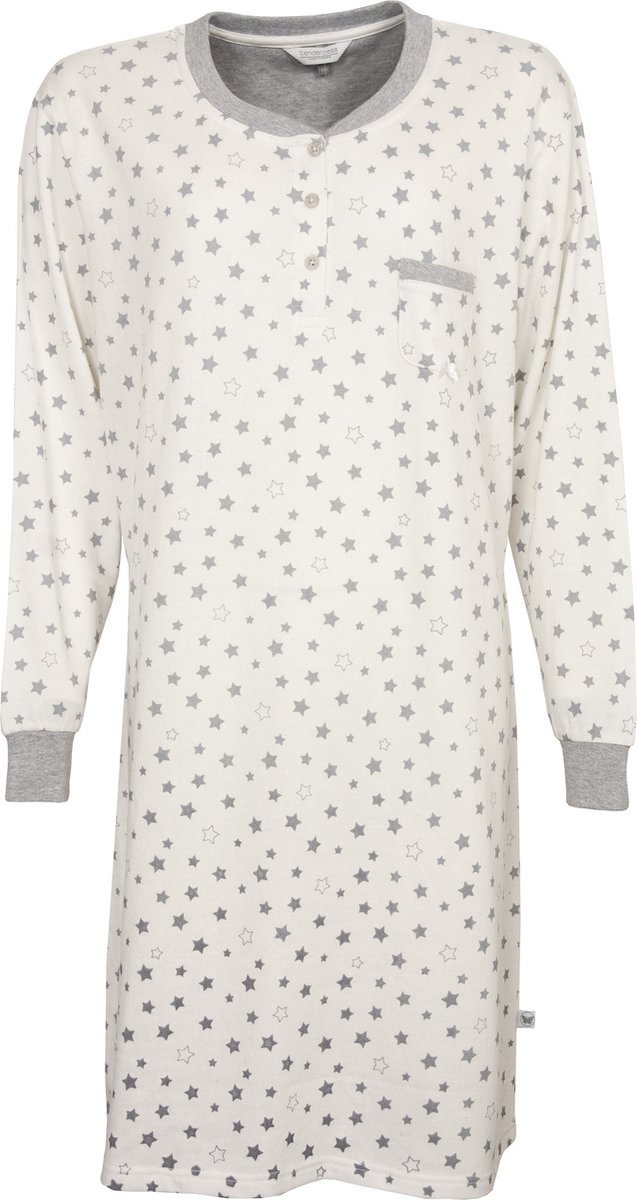 Tenderness Dames Winter Nachthemd Grijs Melange TENGD2121A - Maten: