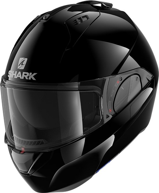 Casque modulable Shark Evo ES Blank Black - Casque de moto - Taille XL |  bol.com