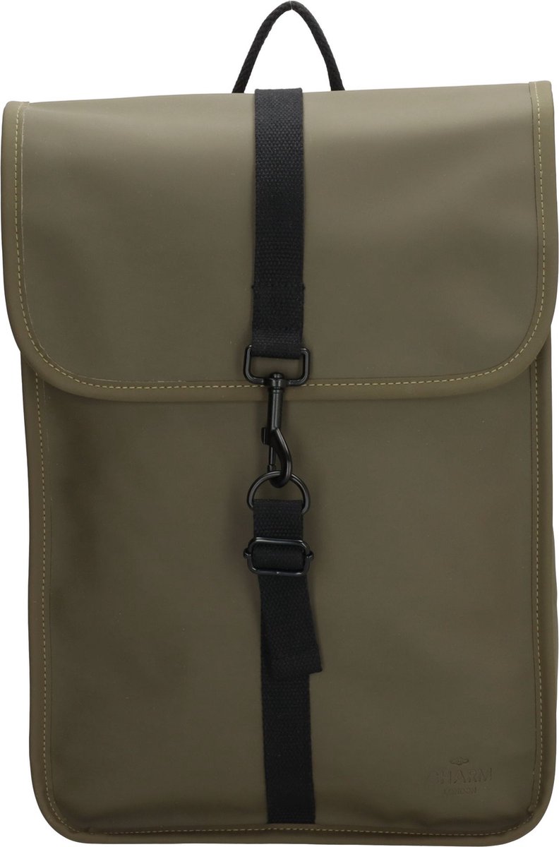 Charm London Neville Waterproof Backpack Olive