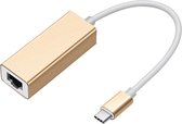 78Goods USB C naar ethernet adapter Goud - Internet Adapter - LAN Netwerk Adapter - USB 3.0 - USB C naar RJ45 Adapter