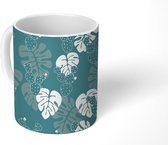 Mok - Koffiemok - Cactus - Monstera - Patron - Mokken - 350 ML - Beker - Koffiemokken - Theemok