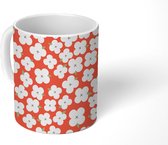 Mok - Koffiemok - Sakura - Patronen - Bloemen - Mokken - 350 ML - Beker - Koffiemokken - Theemok