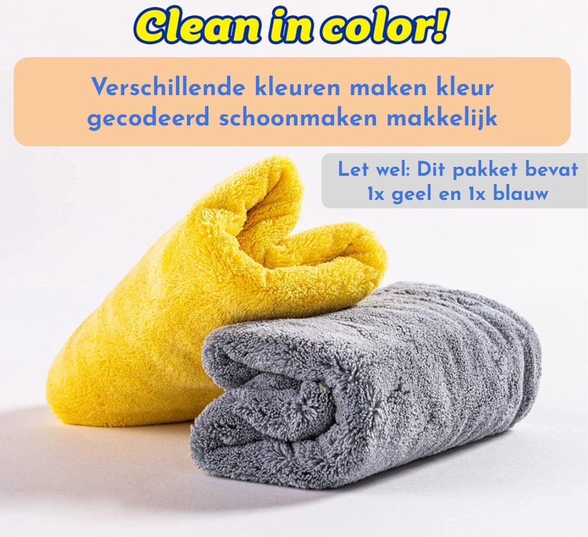 Scrub Daddy Microvezel Reinigingsdoeken Set van 2 - Nu 16% korting