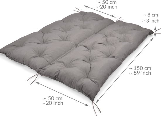 Beautissu de jardin «Flair BR» 150x100cm gris clair