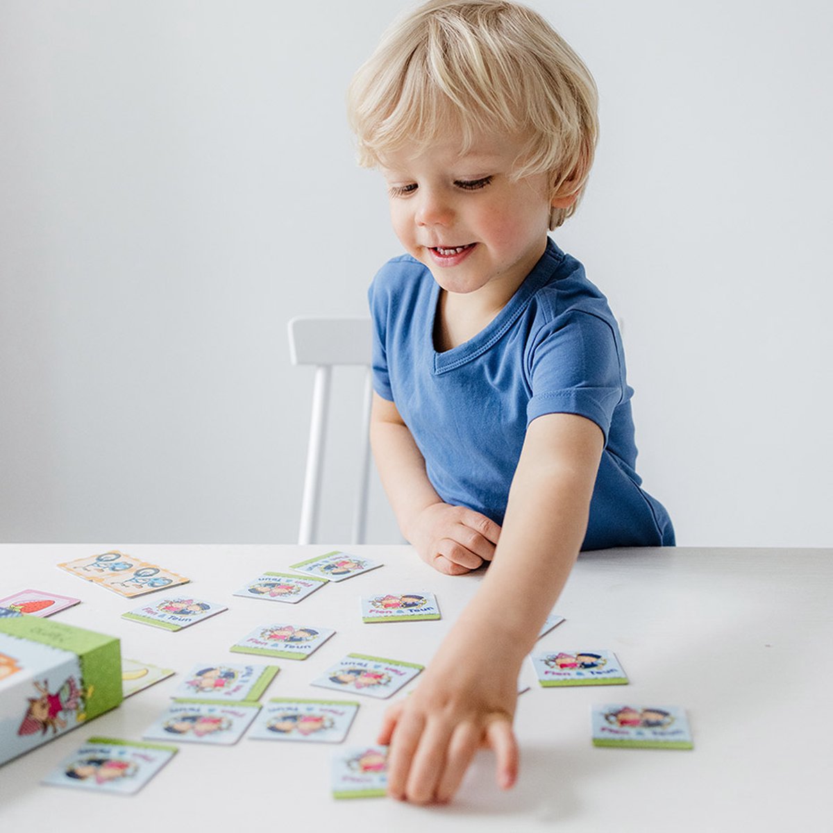 Fien & Teun memo spelletje - geheugen spel educatief spelgoed - boerderij - Bambolino Toys - Vanaf 3 jaar — afbeelding 4