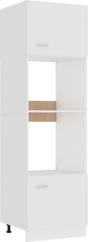 Medina Magnetronkast 60x57x207 cm spaanplaat wit