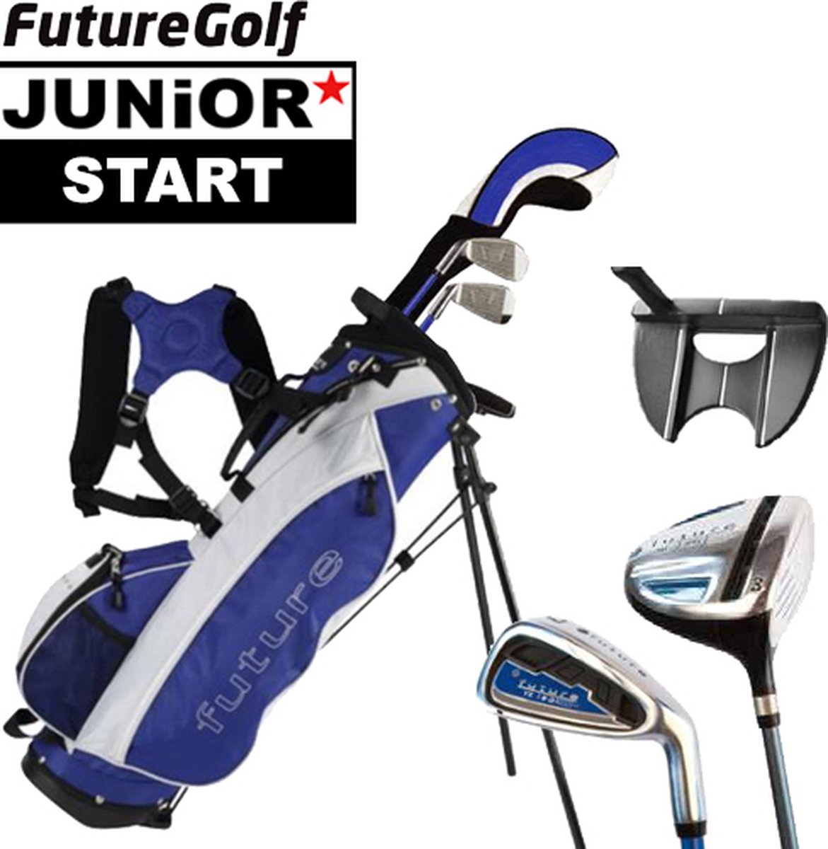 Future Start Junior Golfset Blauw 130-140 cm Rechtshandig