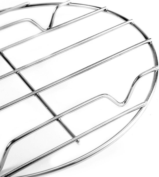 YUGN Grille De Four Ronde Inox - Grille Micro Ondes Ronde - Grille