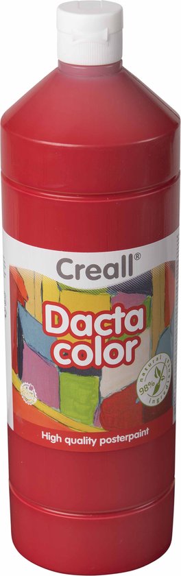 Creall Havo02076 1000 ml 06 peinture affiche couleur rouge foncé Havo Dacta -Jouets