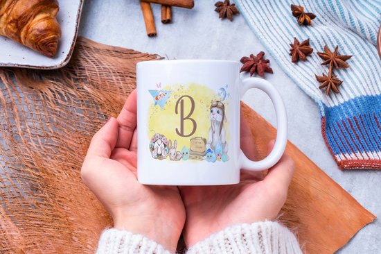 Tasse de Pâques B pilote lapin de Pâques | Cadeau de Pâques | Pâques | Décoration de Pâques | Décoration de Pasen | Cadeaux drôles | Tasse de café | Gobelet à café | Tasse à thé | Tasse de thé