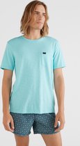 O'Neill T-Shirt Men Jack's Base Aqua Spalsh L - Aqua Spalsh Materiaal: 100% Katoen (Biologisch) Round Neck