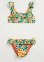 WE Fashion Meisjes bikini met volant en dessin