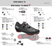 Sidi Mtb Eagle 10 Mega ZWART - Maat 50