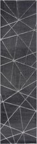 Magic Floor - Tapijt - Vloerkleed - PERA 0402A - Grijs - Polyester - (300x80cm)