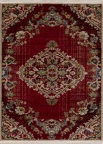 Magic Floor - Tapijt - Woonkamer - Vloerkleed RAKKAS 0247A - Bordeaux - Polyester - (290x200cm)