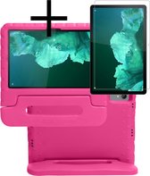 Lenovo Tab P11 Hoes Kindvriendelijke Kids Case Hoesje Met Screenprotector - Roze