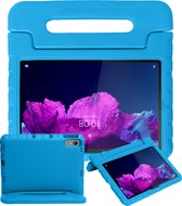 Kinderhoes Geschikt voor Lenovo Tab P11 Hoes Kinder Hoesje Kids Case Cover Kidsproof - Hoesje Geschikt voor Lenovo Tab P11 Hoesje Kinder Hoes - Blauw